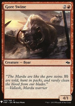 Gore Swine - Mystery Booster (Common) [MYS-103]