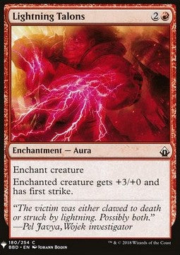 Lightning Talons - Mystery Booster (Common) [MYS-180]