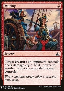 Mutiny - Mystery Booster (Common) [MYS-106]