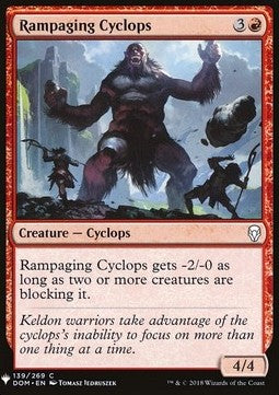 Rampaging Cyclops - Mystery Booster (Common) [MYS-139]