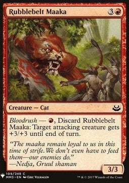 Rubblebelt Maaka - Mystery Booster (Common) [MYS-109]