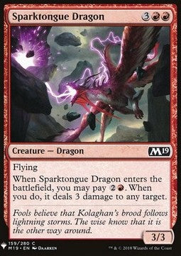 Sparktongue Dragon - Mystery Booster (Common) [MYS-159]