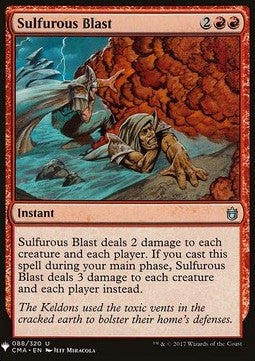 Sulfurous Blast - Mystery Booster (Uncommon) [MYS-88]