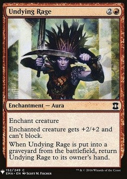 Undying Rage - Mystery Booster (Common) [MYS-152]