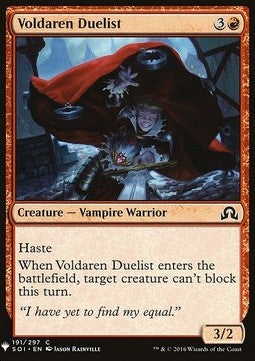 Voldaren Duelist - Mystery Booster (Common) [MYS-191]