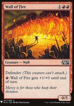 Wall of Fire - Mystery Booster (Common) [MYS-167]