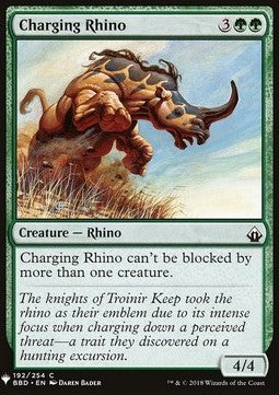 Charging Rhino - Mystery Booster (Common) [MYS-192]