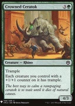 Crowned Ceratok - Mystery Booster (Common) [MYS-158]