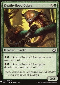 Death-Hood Cobra - Mystery Booster (Common) [MYS-123]