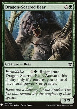 Dragon-Scarred Bear - Mystery Booster (Common) [MYS-183]