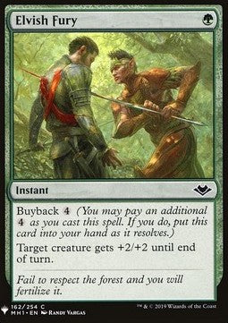 Elvish Fury - Mystery Booster (Common) [MYS-162]