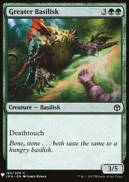 Greater Basilisk - Mystery Booster (Common) [MYS-165]