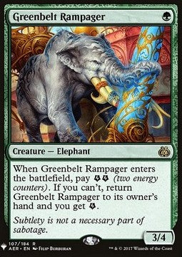 Greenbelt Rampager - Mystery Booster (Rare) [MYS-107]