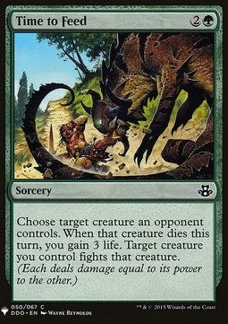 Time to Feed - Mystery Booster (Common) [MYS-50]