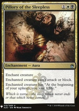 Pillory of the Sleepless - Mystery Booster (Uncommon) [MYS-213]