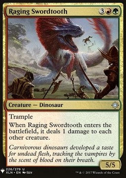 Raging Swordtooth - Mystery Booster (Uncommon) [MYS-226]