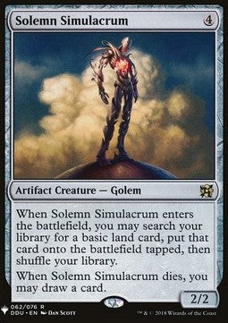 Solemn Simulacrum - Mystery Booster (Rare) [MYS-62]