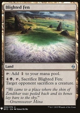 Blighted Fen - Mystery Booster (Uncommon) [MYS-230]