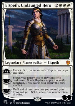Elspeth, Undaunted Hero - Theros Beyond Death: Extras (Mythic) [XTHB-270]