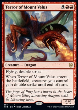 Terror of Mount Velus - Theros Beyond Death: Extras (Rare) [XTHB-295]