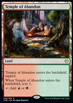 Temple of Abandon - Theros Beyond Death (Rare) [THB-244]