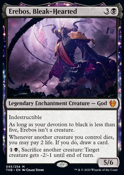 Erebos, Bleak-Hearted - Theros Beyond Death (Mythic) [THB-93]