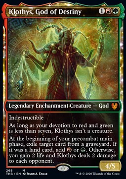 Klothys, God of Destiny - Theros Beyond Death: Extras (Mythic) [XTHB-268]