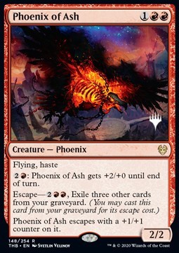 Phoenix of Ash (V.1) - Theros Beyond Death: Promos (Rare) [PTHB-148]