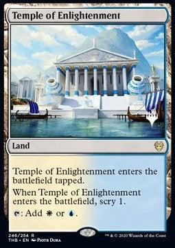 Temple of Enlightenment (V.1) - Theros Beyond Death: Promos (Rare) [PTHB-246]