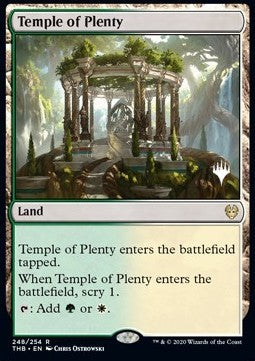 Temple of Plenty (V.1) - Theros Beyond Death: Promos (Rare) [PTHB-248]
