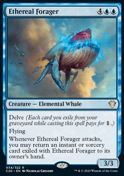 Ethereal Forager - Commander: Ikoria (Rare) [C20-34]