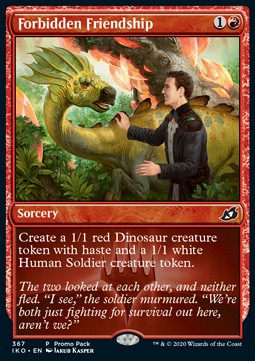 Forbidden Friendship - Ikoria: Lair of Behemoths: Promos (Common) [PIKO-367]
