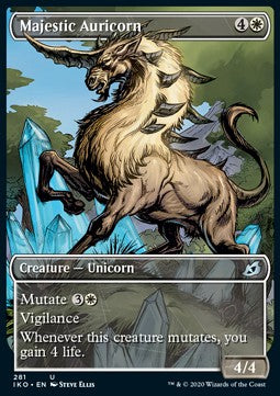 Majestic Auricorn - Ikoria: Lair of Behemoths: Extras (Uncommon) [XIKO-281]