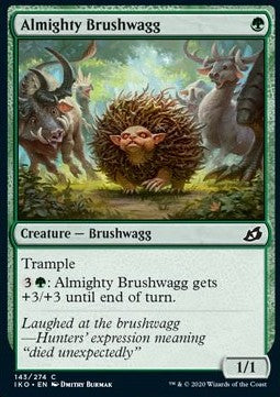 Almighty Brushwagg - Ikoria: Lair of Behemoths (Common) [IKO-143]