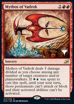 Mythos of Vadrok (V.1) - Ikoria: Lair of Behemoths: Promos (Rare) [PIKO-127]