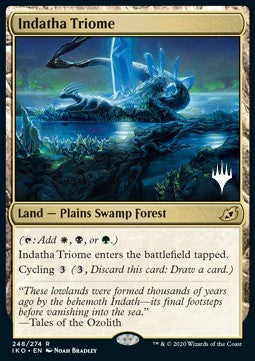 Indatha Triome (V.1) - Ikoria: Lair of Behemoths: Promos (Rare) [PIKO-248]