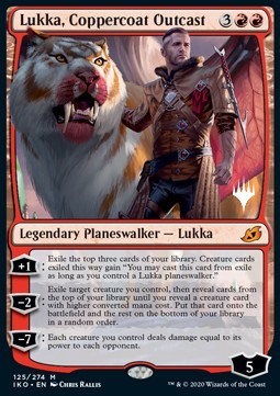 Lukka, Coppercoat Outcast (V.1) - Ikoria: Lair of Behemoths: Promos (Mythic) [PIKO-125]