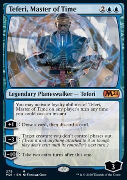 Teferi, Master of Time (V.1) - Core 2021: Extras (Mythic) [XM21-275]