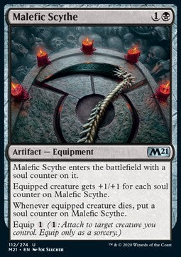 Malefic Scythe - Core 2021 (Uncommon) [M21-112]