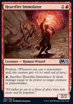 Heartfire Immolator - Core 2021 (Uncommon) [M21-150]