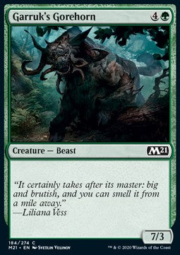 Garruk's Gorehorn - Core 2021 (Common) [M21-184]