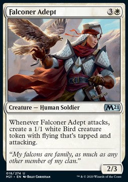 Falconer Adept - Core 2021 (Uncommon) [M21-18]