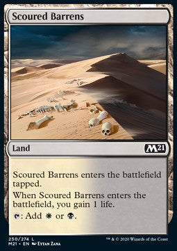 Scoured Barrens - Core 2021 (Common) [M21-250]