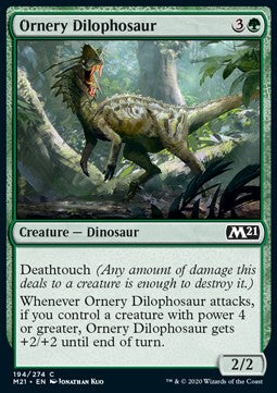 Ornery Dilophosaur - Core 2021 (Common) [M21-194]