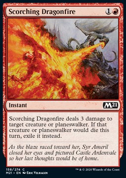 Scorching Dragonfire - Core 2021 (Common) [M21-158]