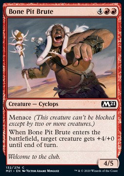 Bone Pit Brute - Core 2021 (Common) [M21-132]