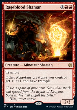 Rageblood Shaman - Jumpstart (Rare) [JMP-357]