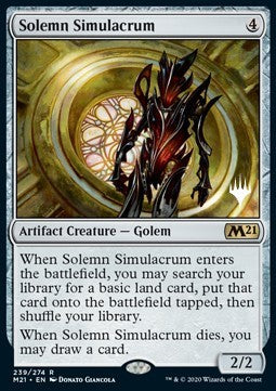 Solemn Simulacrum (V.1) - Core 2021: Promos (Rare) [PM21-239]