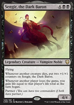 Sengir, the Dark Baron - Commander Legends (Rare) [CMR-149]