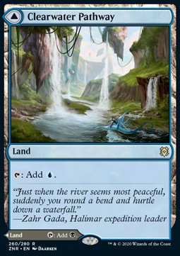 Clearwater Pathway // Murkwater Pathway - Zendikar Rising (Rare) [ZNR-260]